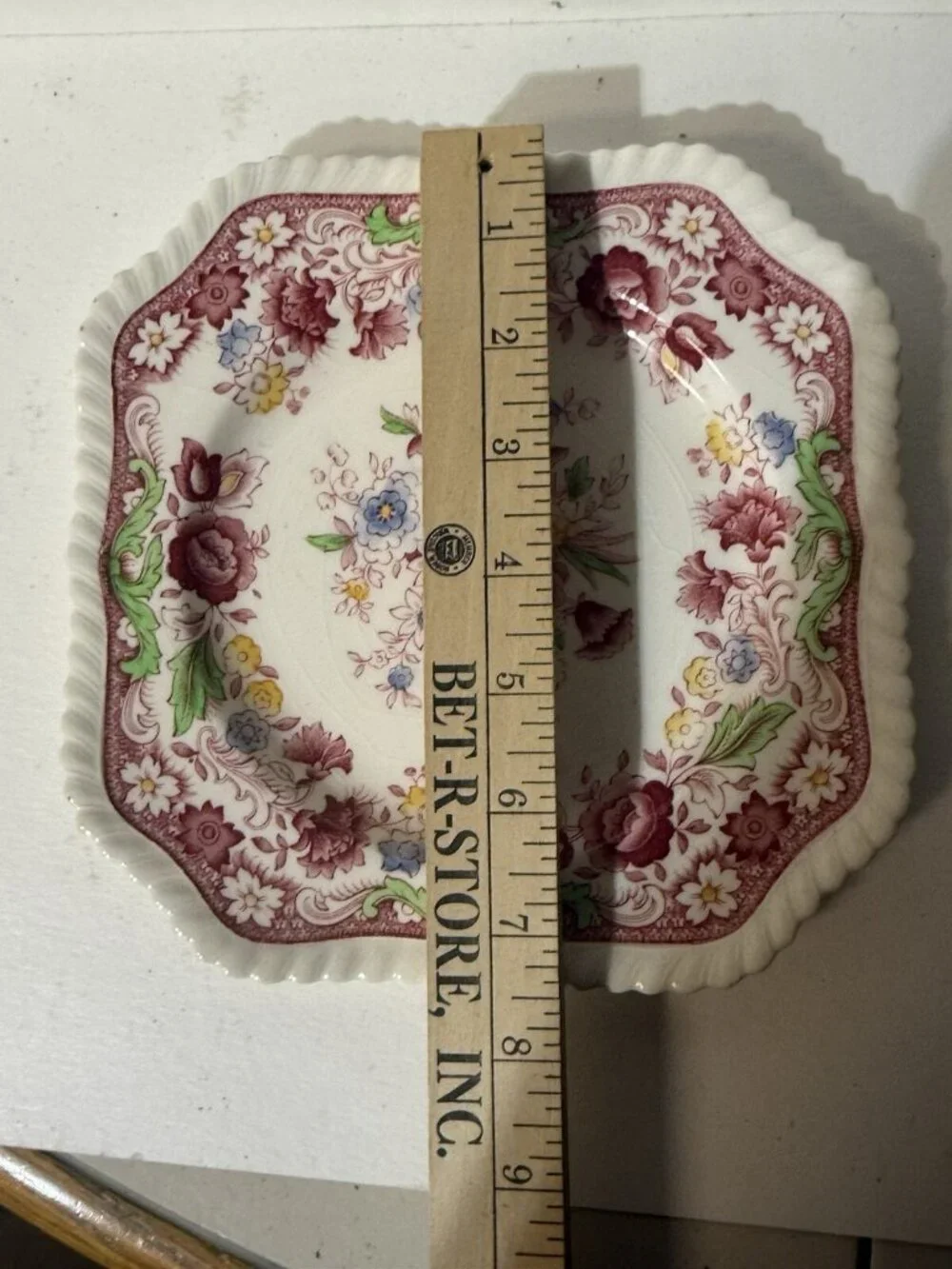 WINCHESTER Johnson Bros. square, Roped Edge,  salad or dessert plate Vintage